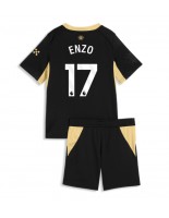 Manchester City Enzo Fernandez #17 Vieraspaita Lasten 2026-27 Lyhythihainen (+ shortsit)